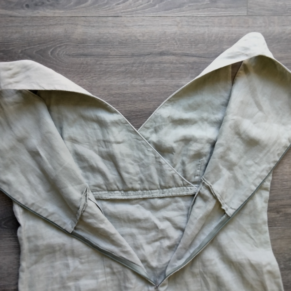 Old Navy Tan Olive Maxi Dress - Picture 7 of 12
